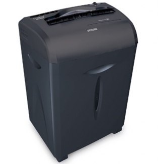 Q-Connect KF15551 - Destructora de papel, corte en partículas, destruye hasta 12 hojas, papelera de 15 litros
