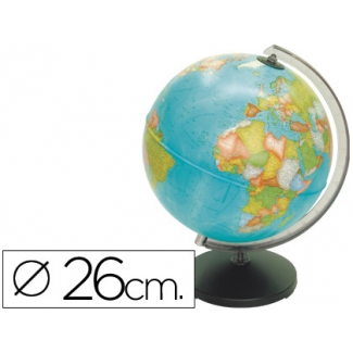 Esfera sin luz corallo de 26 cm diámetro