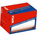 Apli 01676 - Etiquetas adhesivas, 8 x 12 mm, rollo de 12000 unidades