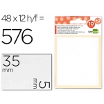 Liderpapel ET23 - Etiquetas adhesivas, 5 mm x 35 mm, sobre de 10 hojas + 2 gratis