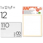 Liderpapel ET24 - Etiquetas adhesivas, 81 mm x 110 mm, sobre de 10 hojas + 2 gratis