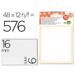 Liderpapel ET26 - Etiquetas adhesivas, 9 mm x 16 mm, sobre de 10 hojas + 2 gratis