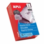 Apli 10562 - Etiquetas adhesivas, 105 x 29 mm, caja de 500 hojas