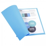 Exacompta Forever 410010E - Subcarpeta de cartulina reciclada, A4, 250 gr/m2, color azul oscuro