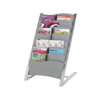Expositor Fast-PaperFlow de suelo aluminio 7 casillas 950x585x560 mm 12 kg