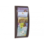 Paperflow 4061.01 - Expositor mural, plástico, A4, 4 bandejas, color negro