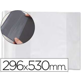 Apli 12280 - Forralibro ajustable, con solapa, pvc, 296 x 530 mm