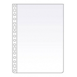 Esselte 313404 - Funda multitaladro, Folio, 120 micras, cristal, caja de 100 fundas