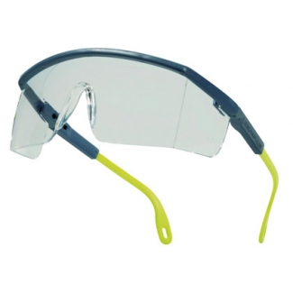 Deltaplus KILIMGRIN - Gafas de protección, policarbonato, monobloque, incoloro, color gris - amarilla