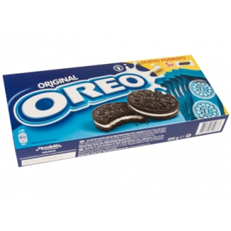 Galleta Oreo original paquete de 220 gr/m2