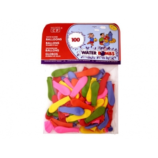 Balloons 20072 - Globos de agua, bolsa de 100 unidades, colores surtidos