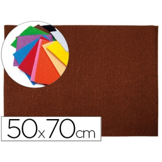 Liderpapel GE18 - Goma eva, espesor de 2 mm, 50 cm x 70 cm, con textura toalla, color marrón