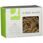 Q-Connect KF14696 - Gomas elásticas, 90 mm, caja de 100 grs