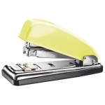 Petrus 226 - Grapadora de sobremesa, 30 hojas de capacidad, usa grapas 22/6 - 24/6, color amarillo mellow yellow