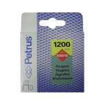 Petrus 77515 - Grapas Nº 530/10, cobreadas, caja de 1.200 grapas