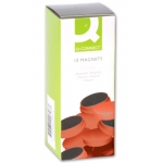 Q-Connect KF02642 - Imanes para pizarra magnética, 25 mm, caja de 10 unidades, color rojo