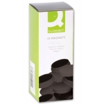 Q-Connect KF02644 - Imanes para pizarra magnética, 35 mm, caja de 10 unidades, color negro