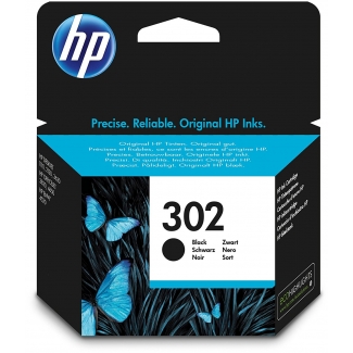 HP 302 - Cartucho de tinta original F6U66AE, negro