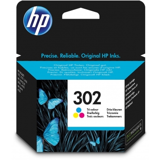 HP 302 - Cartucho de tinta original F6U65AE, tricolor