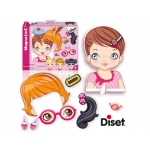 Diset 63714 - Juego didáctico magnético, cambia el look de sara