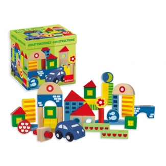 Diset 50203 - Juego didáctico arquitecturas, 41 piezas