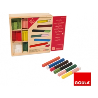 Golula 51106 - Juego didáctico, regletas 10 x 10 