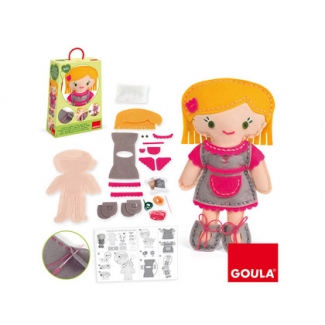 Goula 52021 - Juego didáctico, muñeca bibi