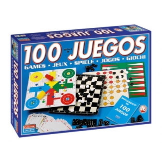 Falomir 1308 - Juego de mesa, 100 juegos reunidos