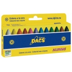 Dacs DA050290 - Ceras blandas, caja de 12 colores