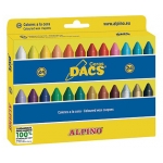 Dacs DA050295 - Ceras blandas, caja de 24 colores
