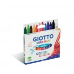 Giotto Maxi 291200 - Ceras duras, caja de 12 colores