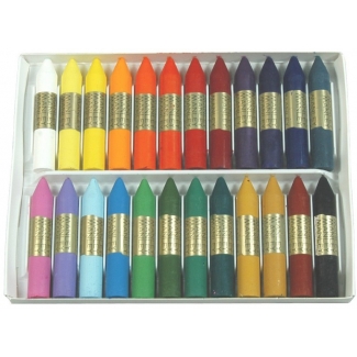 Manley 124 - Ceras blandas, caja de 24 colores