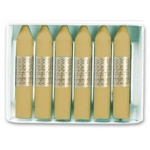 Manley 67 - Ceras blandas, caja de 12 unidades, color tierra sombra natural