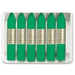 Manley 21 - Ceras blandas, caja de 12 unidades, color verde natural