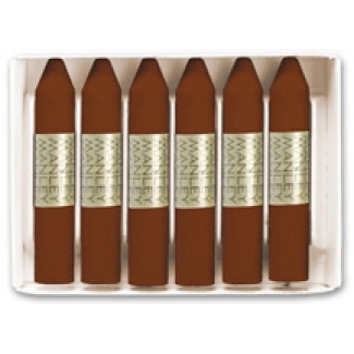 Manley 29 - Ceras blandas, caja de 12 unidades, color pardo