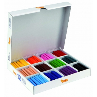 Jovi Jovicolor Triwax 979 - Ceras duras, caja de 300 unidades, 25 colores surtidos