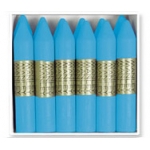 Manley 41 - Ceras blandas, caja de 12 unidades, color celeste claro