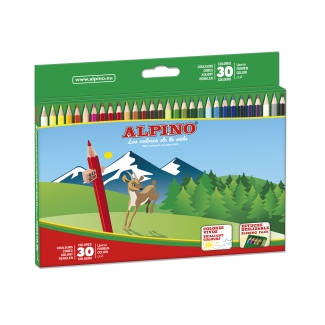 Alpino 659 - Lápices de colores, caja de 30 colores