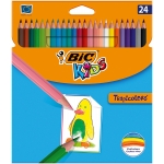 Bic Kids Tropicolors 832567 - Lápices de colores, caja de 24 colores