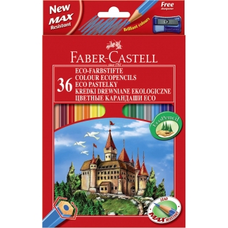 Faber-Castell 120136 - Lápices de colores, caja de 36 colores