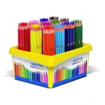 Giotto Stilnovo School Pack 523400 - Lápices de colores, caja de 192 unidades, 12 colores surtidos