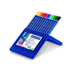Staedtler Ergosoft 156SB12 - Lápices de colores acuarelables, caja de 12 colores