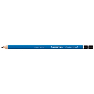 Staedtler Mars Lumograph 100 - Lápiz de grafito, 4B