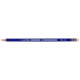 Alpino Masats Junior JU025012 - Lapiz de grafito con goma, Hb