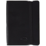 Liderpapel LG02 - Libreta encolada, tapa símil piel, tamaño A7, 120 hojas de 70 gr, cuadrícula de 4 mm, sin margen, color negro