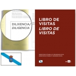 Liderpapel LV03 - Libro de visitas, gallego, tamaño A4, 100 hojas