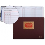 Miquelrius 5076 - Libro de registro de socios para S.R.L., Nº 76, tamaño folio apaisado, 100 hojas