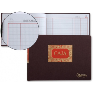 Miquelrius 4079 - Libro de caja, tamaño cuarto apaisado, 100 hojas