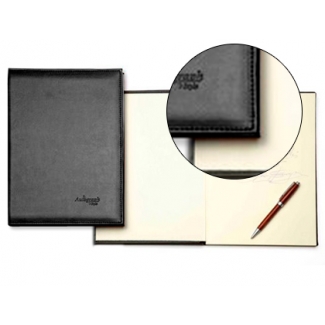 Autograph 687601 - Libro de firmas, color negro, tamaño folio, 80 hojas