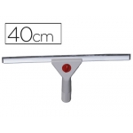 Q-Connect KF16753 - Limpiaventanas industrial mango de acero y hoja limpiadora de plástico de 40 cm de ancho